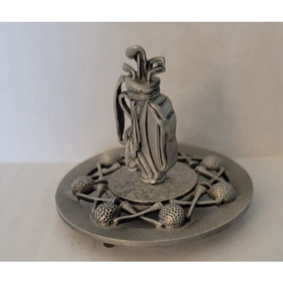 Princess House Other - Vintage Princess House Pewter Golf Bag Top Paperweight Desk Decor 1991